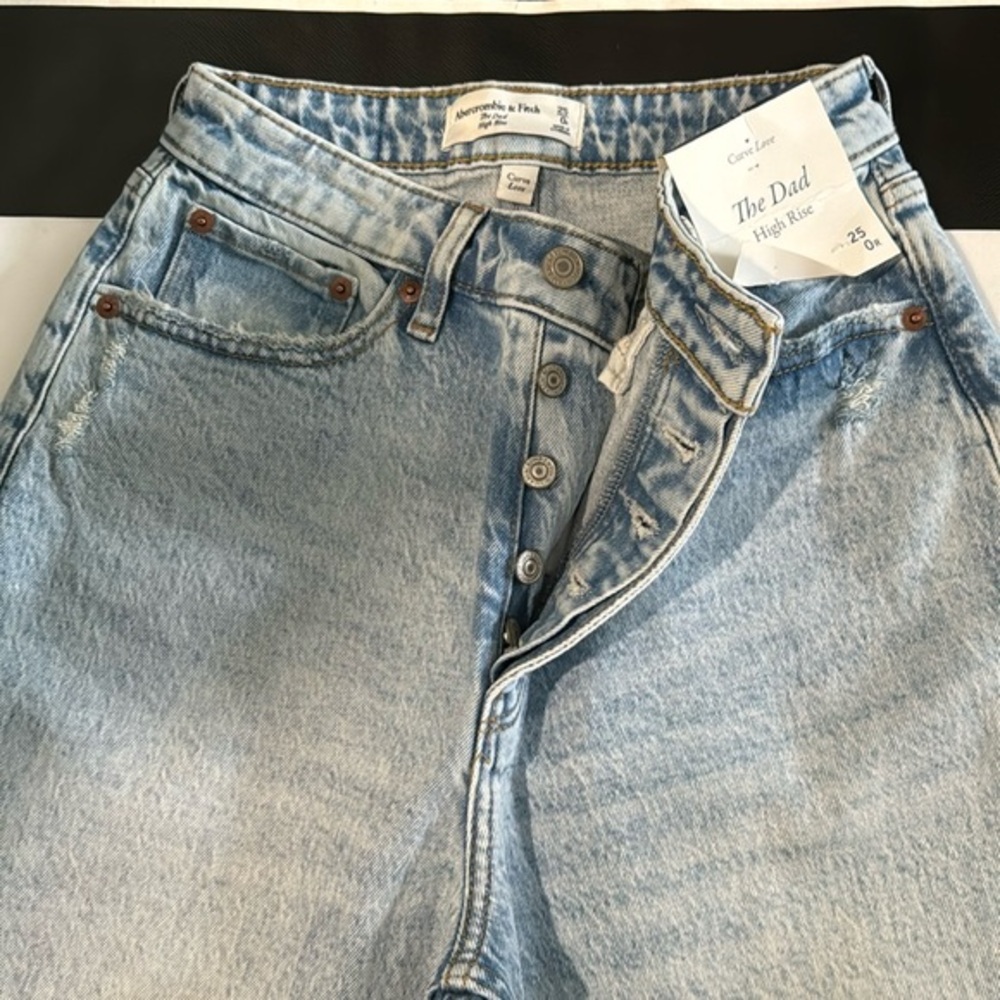 ABERCROMBIE AND FITCH THE  CURVE LOVE DAD HIGH RISE (FIRM PRICE)